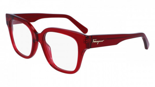Ferragamo SF2952 Eyeglasses, (612) TRANSPARENT BURGUNDY