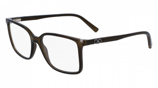 Ferragamo SF2954 Eyeglasses, (275) CRYSTAL KHAKI