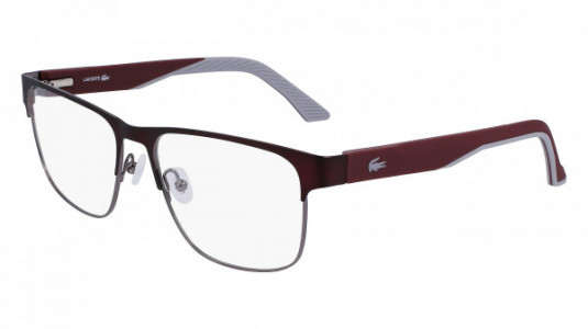 Lacoste L2291 Eyeglasses, (603) DARK RED