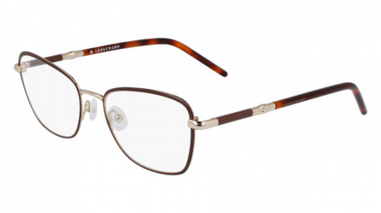 Longchamp LO2155 Eyeglasses, (727) GOLD/BROWN