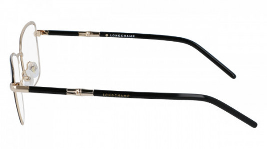 Longchamp LO2155 Eyeglasses, (728) GOLD/BLACK