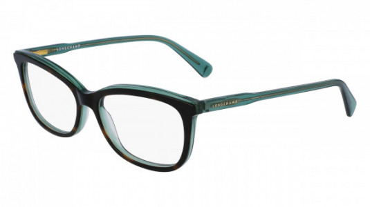 Longchamp LO2718 Eyeglasses, (215) HAVANA/GREEN