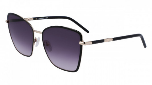 Longchamp LO167S Sunglasses, (009) BLACK/GRADIENT SMOKE