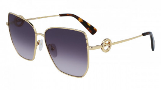 Longchamp LO169S Sunglasses, (723) GOLD/GRADIENT SMOKE
