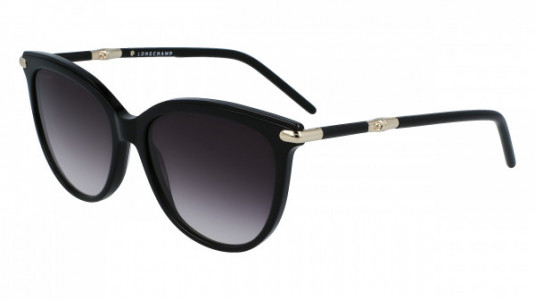 Longchamp LO727S Sunglasses, (001) BLACK