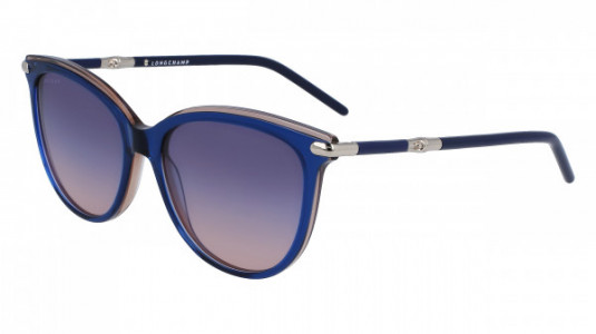 Longchamp LO727S Sunglasses, (435) BLUE/ROSE