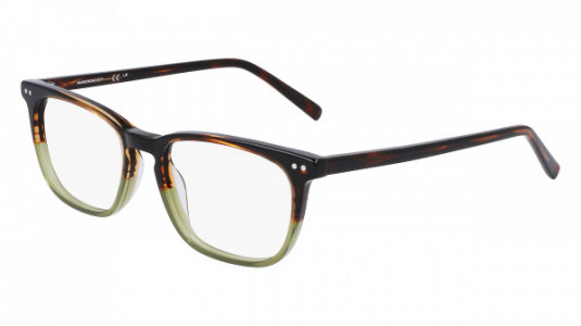 Marchon M-3509 Eyeglasses, (209) TORTOISE/GREEN GRADIENT