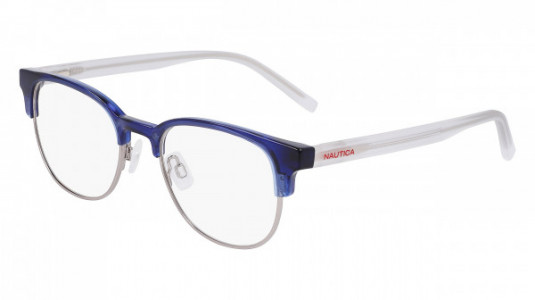 Nautica N8181 Eyeglasses, (420) NAVY CRYSTAL