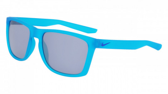 Nike NIKE FORTUNE FD1692 Sunglasses, (468) MATTE BLUE LIGHTNING/SILVER FL