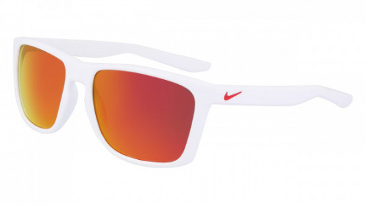Nike NIKE FORTUNE M FD1805 Sunglasses, (100) WHITE/RED MIRROR