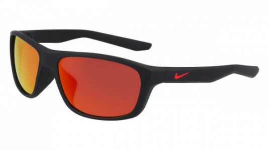 Nike NIKE LYNK M FD1817 Sunglasses, (010) MATTE BLACK/RED MIRROR