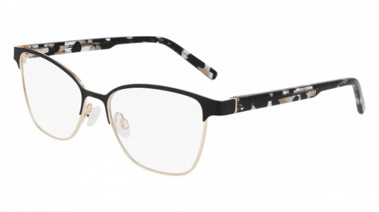 DKNY DK3007 Eyeglasses, (001) BLACK/GOLD