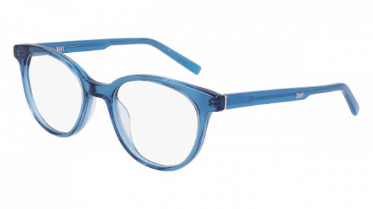DKNY DK5050 Eyeglasses, (430) CRYSTAL BLUE TEAL