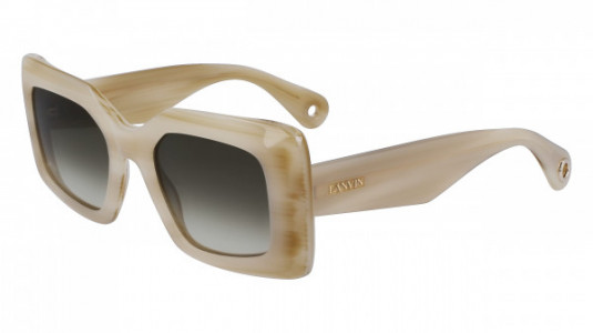 Lanvin LNV649S Sunglasses, (103) IVORY HORN