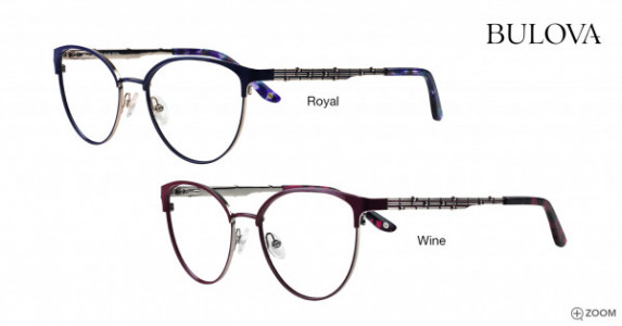 Bulova Carlow Eyeglasses, Royal