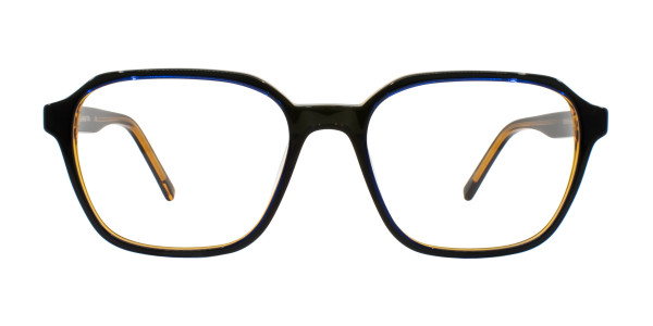 Benetton BEO 1055 Eyeglasses, 671 Blue/Yellow