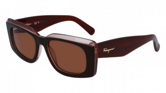 Ferragamo SF1079S Sunglasses, (211) BROWN/NUDE