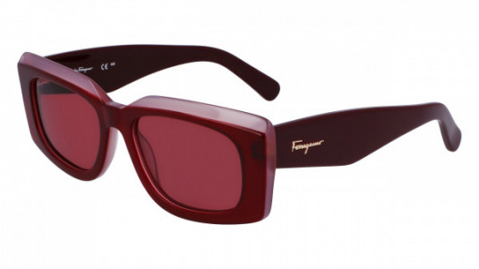 Ferragamo SF1079S Sunglasses, (614) BURGUNDY/ROSE