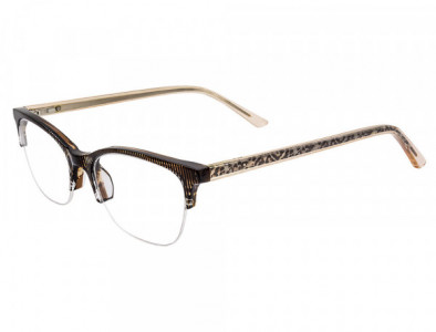 NRG R5117 Eyeglasses, C-1 Brown Stripe