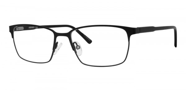 Adensco AD 143 Eyeglasses, 0003 MTT BLACK
