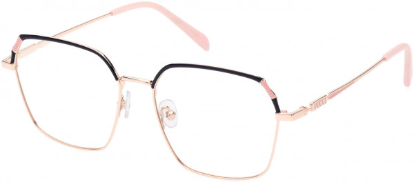 Emilio Pucci EP5210 Eyeglasses, 028 - Shiny Rose Gold