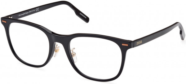 Ermenegildo Zegna EZ5248-H Eyeglasses, 001 - Shiny Black, Vicuna