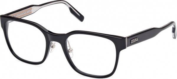 Ermenegildo Zegna EZ5253 Eyeglasses, 001 - Shiny Black / Shiny Black