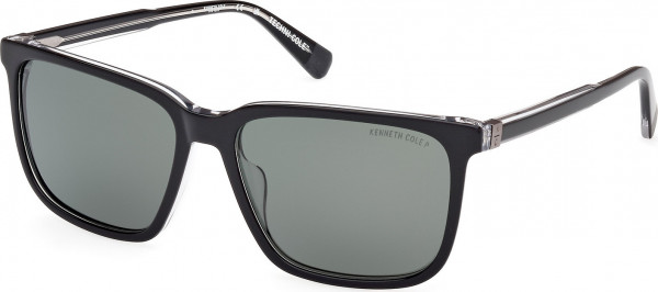 Kenneth Cole New York KC7264 Sunglasses, 05R - Black/Crystal / Black/Crystal