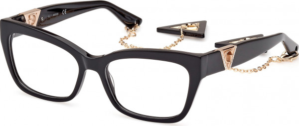 Guess GU2960 Eyeglasses, 001 - Shiny Black / Shiny Black