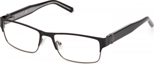 Guess GU50082 Eyeglasses, 002 - Shiny Gunmetal / Shiny Black