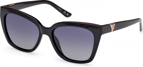 Guess GU7878 Sunglasses, 01D - Shiny Black / Shiny Black