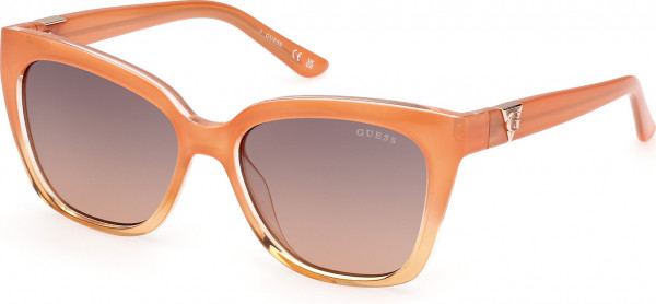 Guess GU7878 Sunglasses, 44F - Orange/Gradient / Shiny Light Orange
