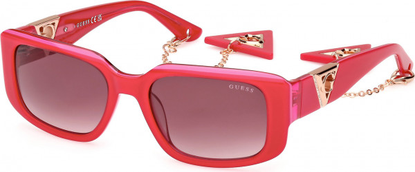 Guess GU7891 Sunglasses, 72T - Shiny Dark Pink / Pink/Monocolor