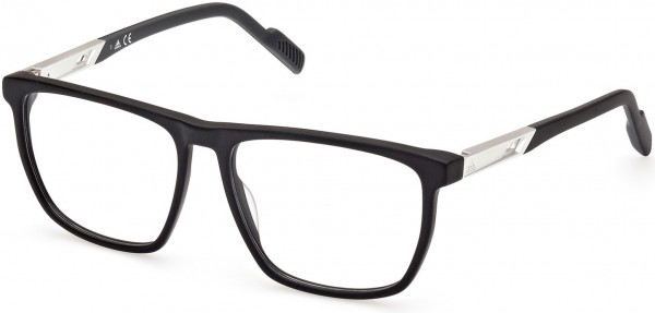 adidas SP5042 Eyeglasses, 002 - Matte Black / Matte Black