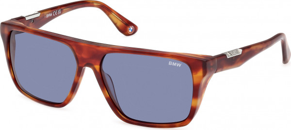 BMW Eyewear BW0040-H Sunglasses, 54V - Red Havana / Red Havana