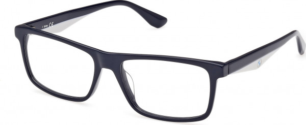 BMW Eyewear BW5062-H Eyeglasses, 090 - Shiny Blue / Blue/Monocolor