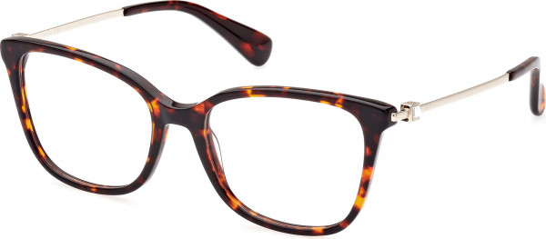 Max Mara MM5079 Eyeglasses, 054 - Blonde Havana / Shiny Pale Gold
