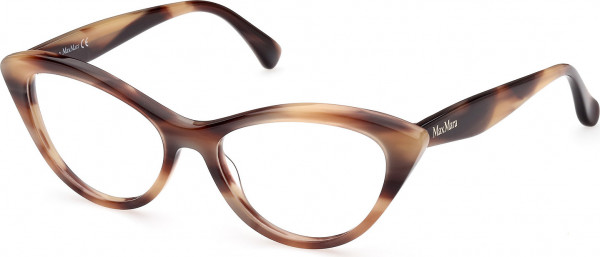 Max Mara MM5083 Eyeglasses, 048 - Light Brown/Striped / Light Brown/Striped