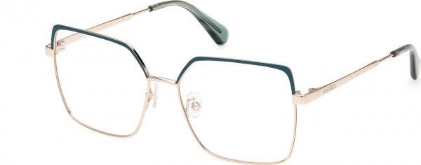 MAX&Co. MO5097 Eyeglasses, 32A - Shiny Pale Gold / Shiny Pale Gold