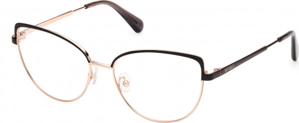 MAX&Co. MO5098 Eyeglasses, 033 - Shiny Pink Gold / Shiny Black