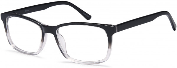 Di Caprio DC220 Eyeglasses, Black Clear