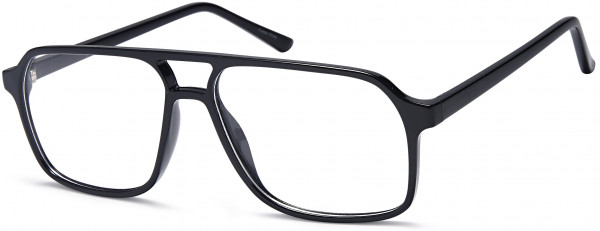 4U U 217 Eyeglasses, Black