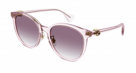 Gucci GG1180SK Sunglasses, 005 - PINK with VIOLET lenses