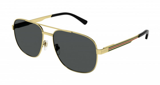 Gucci GG1223S Sunglasses, 002 - GOLD with GREY lenses