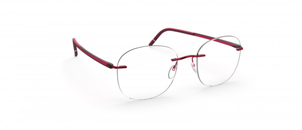 Silhouette The Wave GB Eyeglasses, 3040 Cassis Red