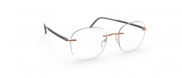 Silhouette The Wave GB Eyeglasses, 3530 Rosegold Lilac