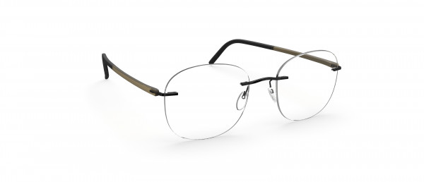 Silhouette The Wave GB Eyeglasses, 9040 Black Buffalo