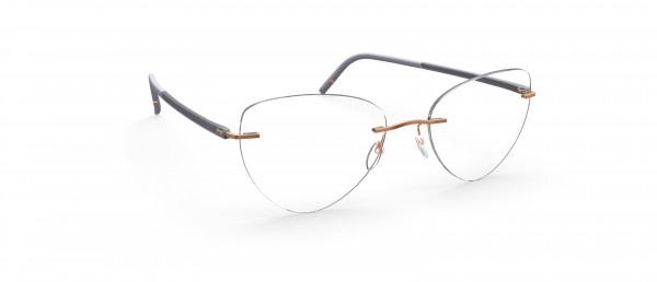 Silhouette The Wave LU Eyeglasses, 3530 Rosegold Lilac