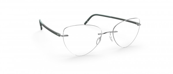 Silhouette The Wave LU Eyeglasses, 7310 Titanium Grey