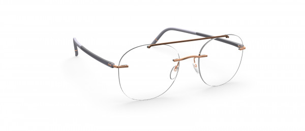 Silhouette The Wave LV Eyeglasses, 3530 Rosegold Lilac